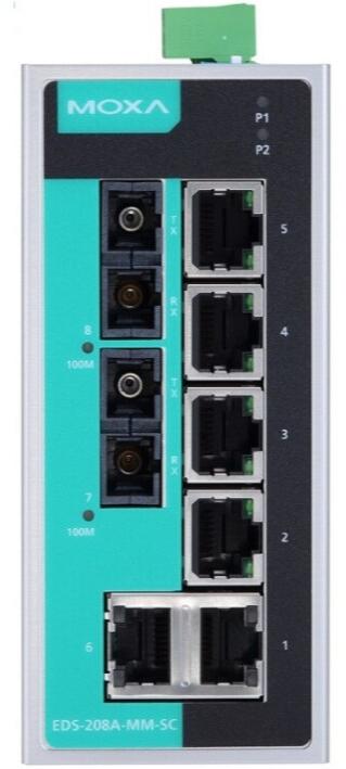 MOXA EDS-208A-MM-SC